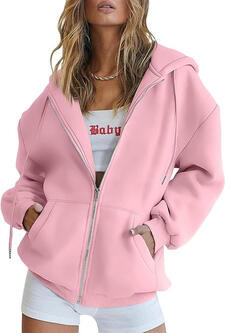 AUTOMET Womens Zip Up Hoodies Long Sleeve Fall Oversized Sweatshirts Fleece Y2K Jacket with Pockets. 55% Rayon,45% PolyesterImportedZipper closureMachine WashMaterial:Polyester and Rayon,lightweight, soft and breathable,keep you warm in the fall and winter